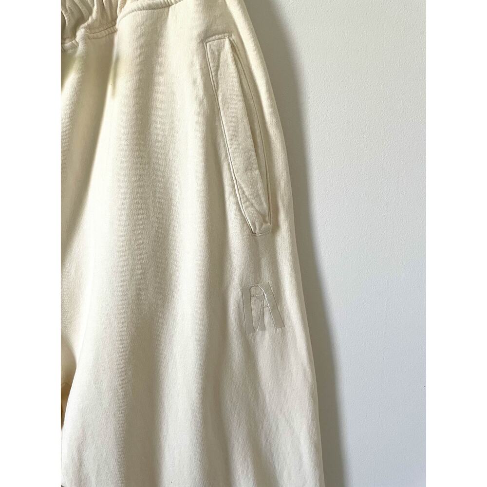 Fore All 100 % Jogger Pocket Sweat Pant Made in USA Cream Size Extra Large NEW - Picture 6 of 10